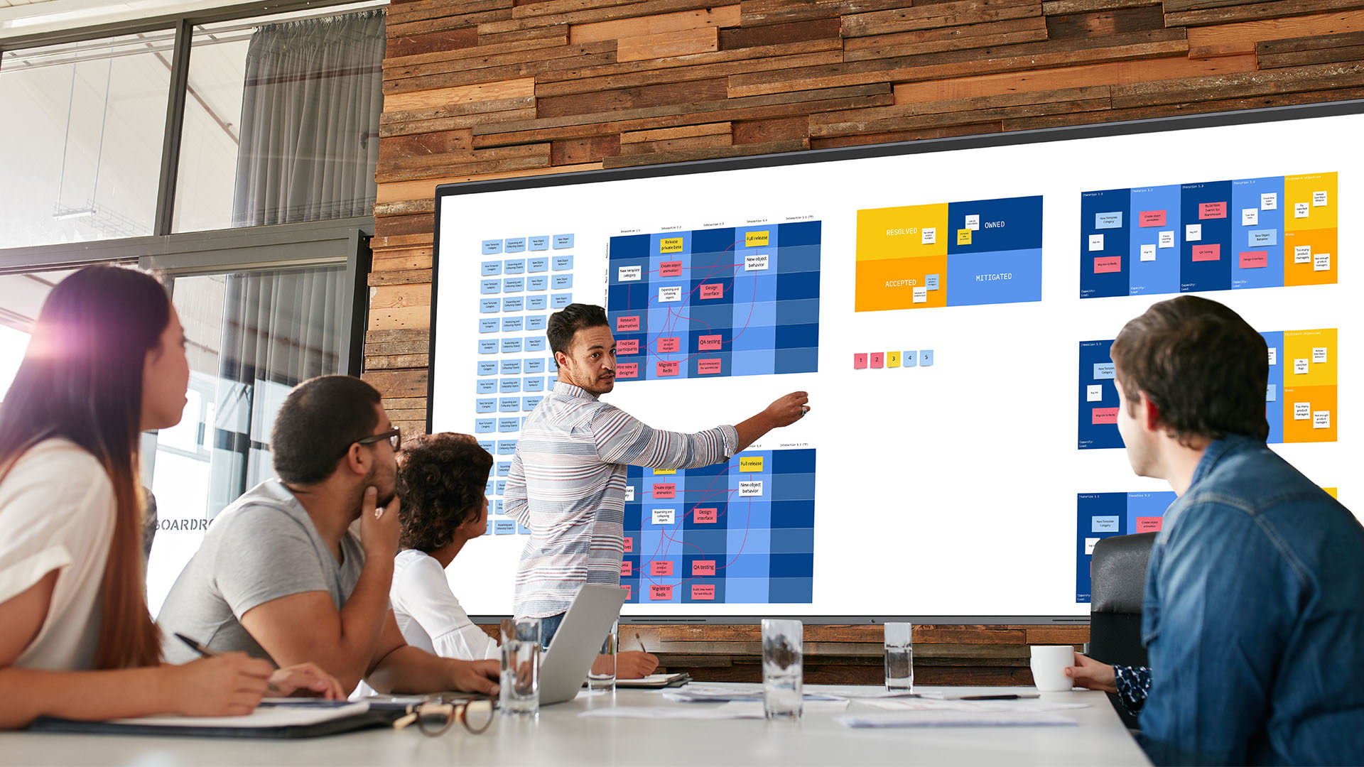 Microsoft Teams and SMART interactive displays