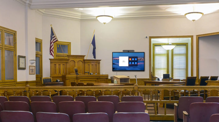 Interactive Display Solutions for Courtrooms & Legal Sector